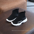 2022 Neuankömmlinge Schulkinder Jungen Mädchen Baby Kinder Strick Canvas Sneaker Socken weiche Designer lässige Kinderschuhe